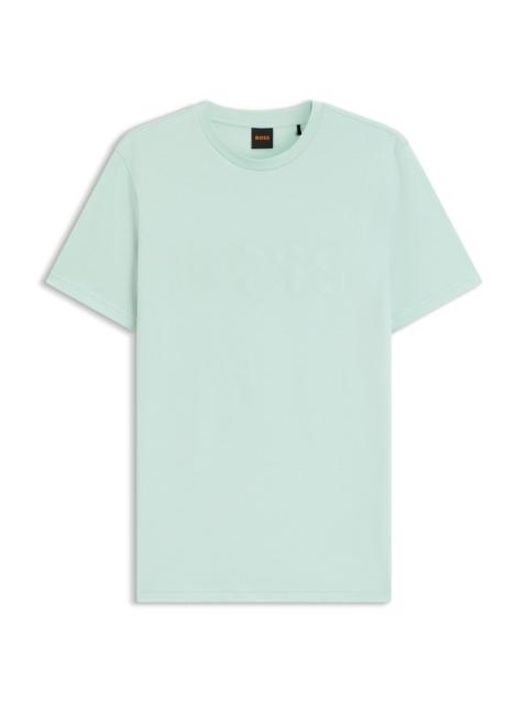 COTTON-JERSEY T-SHIRT WITH LARGE LOGO PRINT