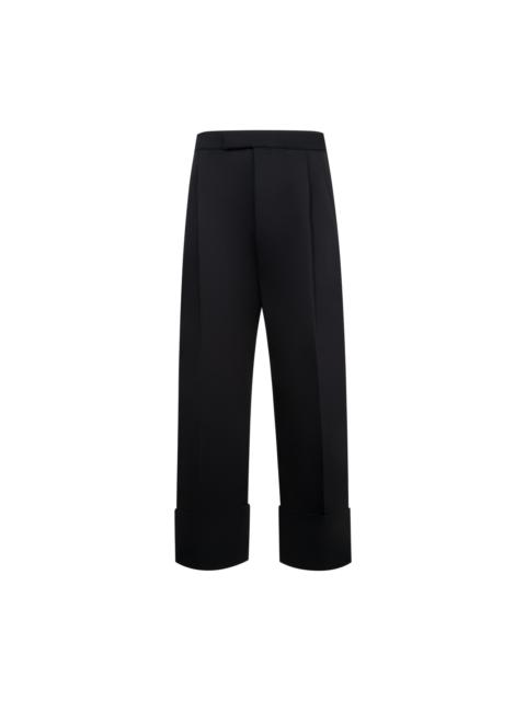 BACKSTRAP DOUBLE PLEAT TROUSER