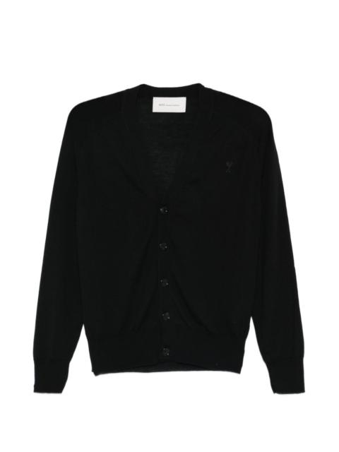 button V-neck cardigan