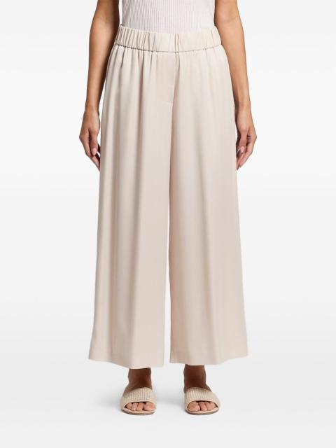 elasticated palazzo pants