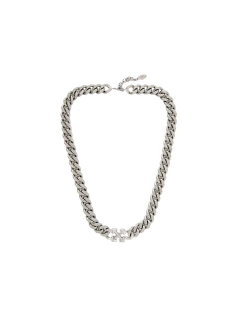 OFF-WHITE Arrow Chain Necklace Silver