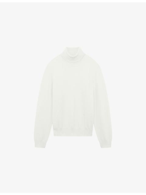 Turtleneck Relaxed-Fit Stretch Cashmere-Blend Jumper