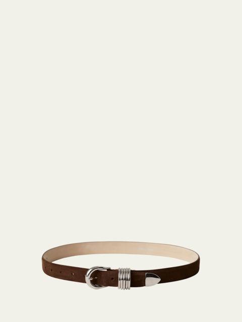 Hollyhock Suede Belt
