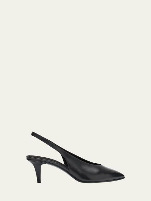 Rebecca Leather Slingback Pumps