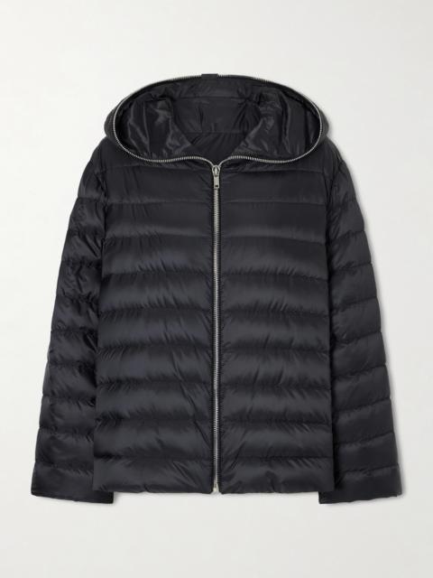 + Moncler Hooded Quilted Shell Down Jacket