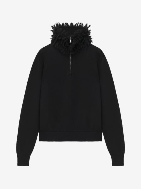 Fringed Collar Jumper