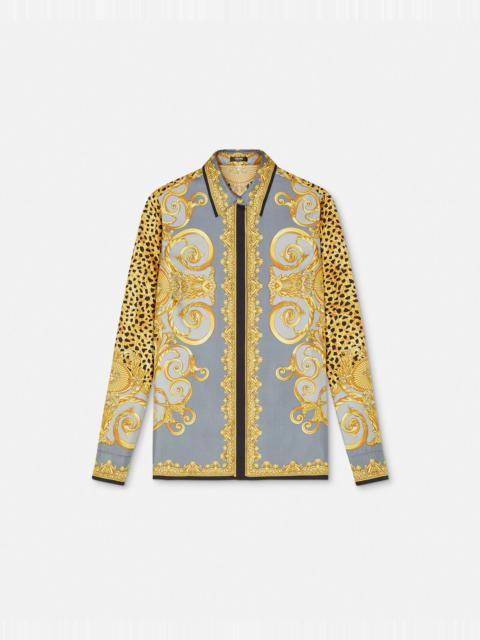 Cheetah Foulard Silk Shirt
