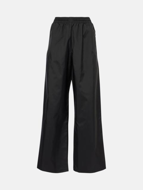 Wide-leg track pants