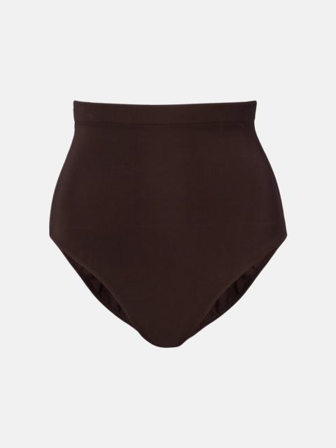 Dirt high-rise micro shorts