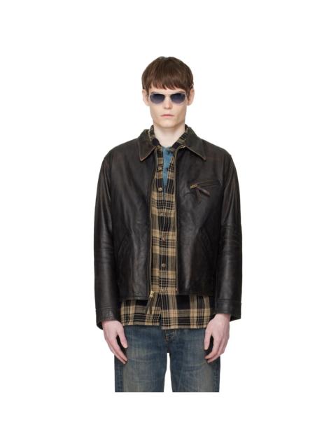 Brown Lynton Leather Jacket