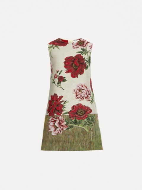 PEONY UNRAVELED SHIFT DRESS