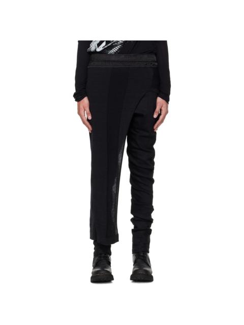 Black Dimensional Skirt