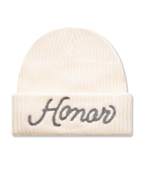 HONOR HEAVY KNIT BEANIE - VINTAGE WHITE