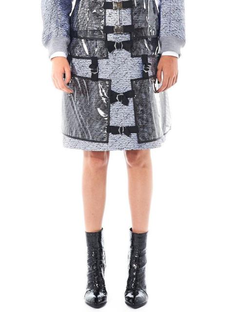 A-Line Pattern Skirt With Exterior Panelling