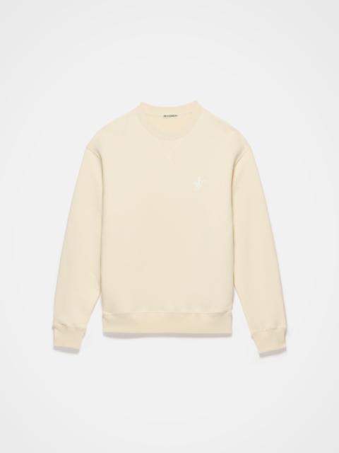 RIBBON ANCHOR SWEATSHIRT IN ECRU