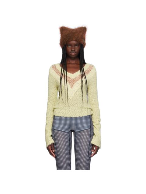 Beige Explosion Sweater