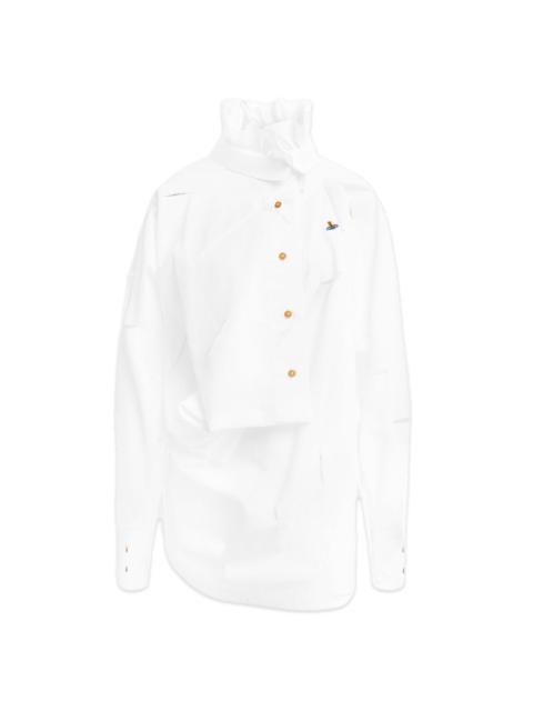 HALSTON BLOUSE - WHITE