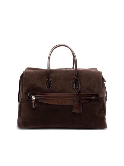 suede holdall