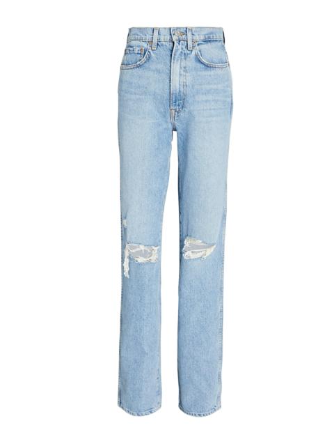 Sara High-Rise Straight-Leg Jeans