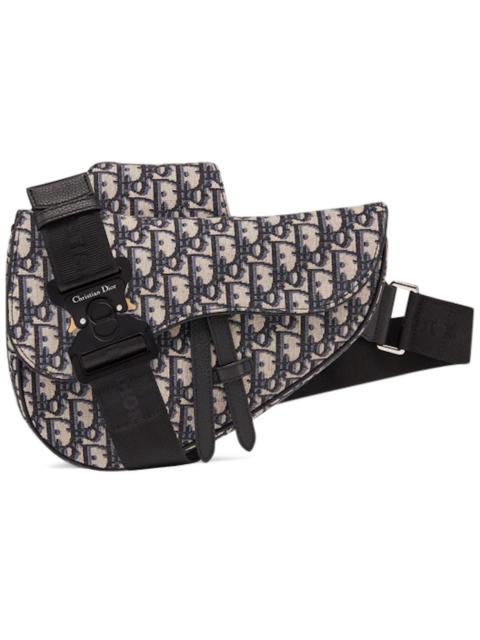 Dior Oblique Saddle Bag Black