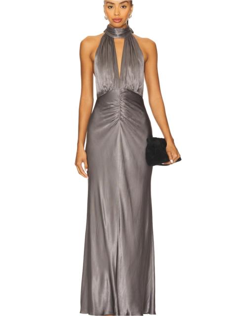 Agnes Halter Neck Maxi Dress
