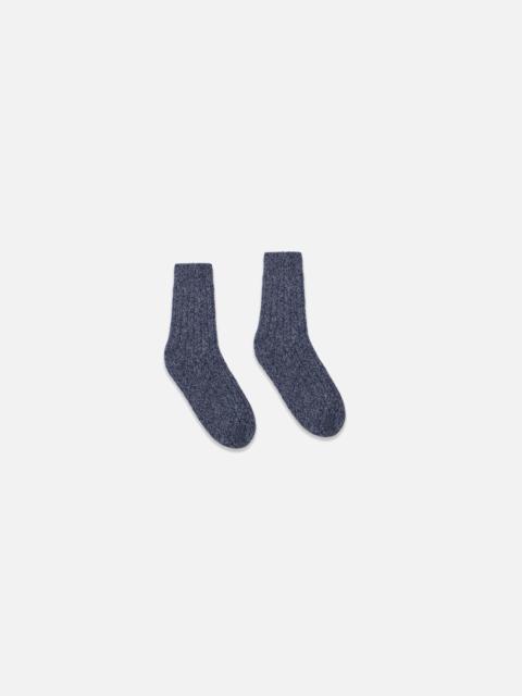 CASHMERE MARL TROUSER SOCKS