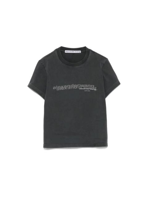 Alexander Wang Shrunken T-shirt Washed Black