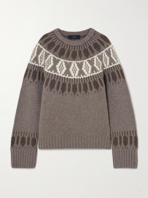 Jackson Fair Isle Cashmere Sweater
