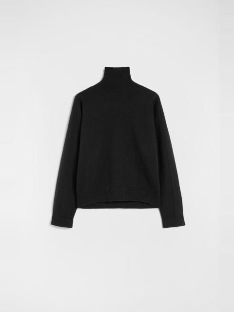 Wool Blend High-Neck Sweater