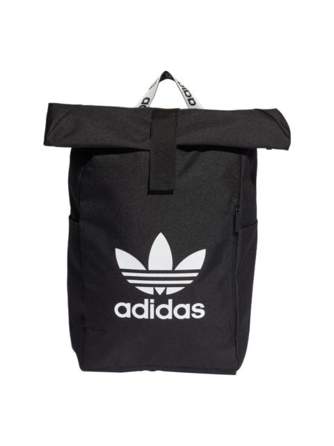 adidas Adicolor Classic Roll-Top Backpack 'Black' HK2629