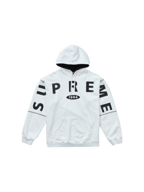 Supreme Spread Logo Hooded Sweatshirt White