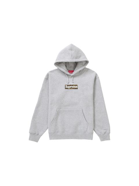 Supreme Shanghai Box Logo Hoodie Heather Grey