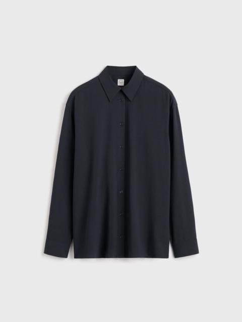 Classic fluid shirt navy