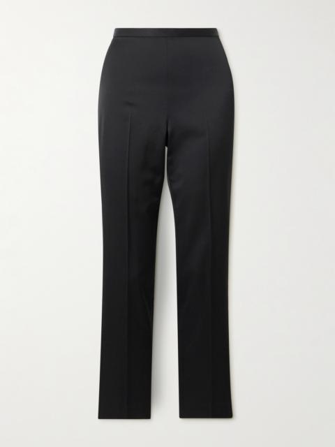 Lilian Duchesse-satin Skinny Pants