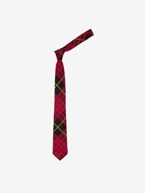 Tartan Skull Tie