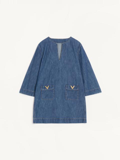 DENIM CHAMBRAY DRESS