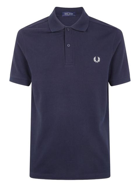 laurel wreath-embroidered polo shirt