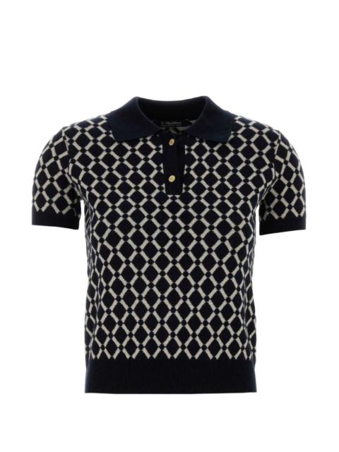 patterned polo shirt