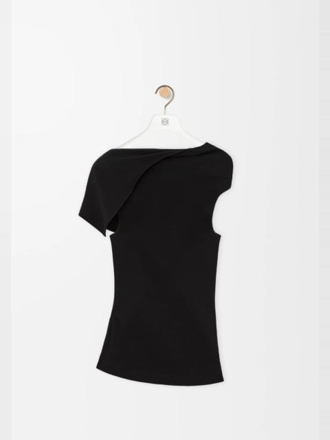 Top in stretch viscose