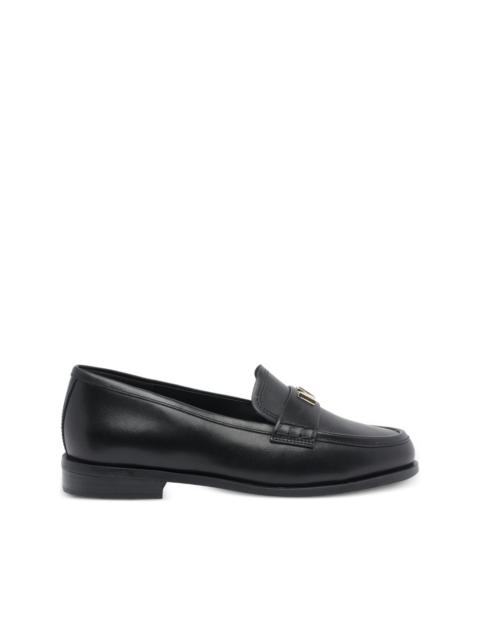 Lex logo-plaque loafers