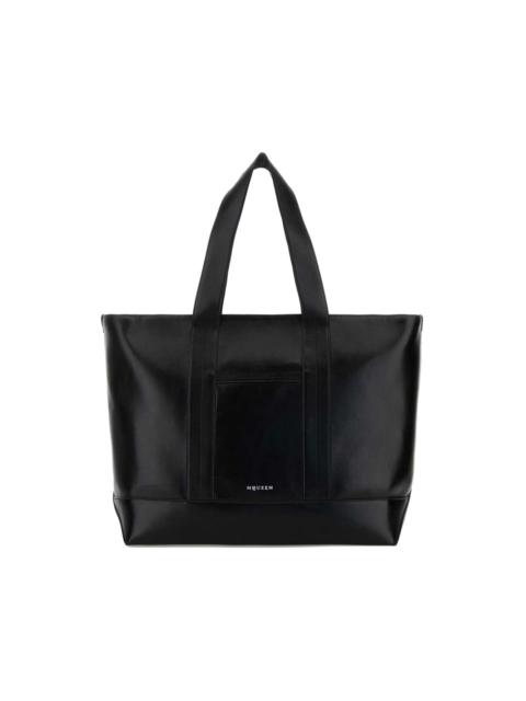 leather tote bag