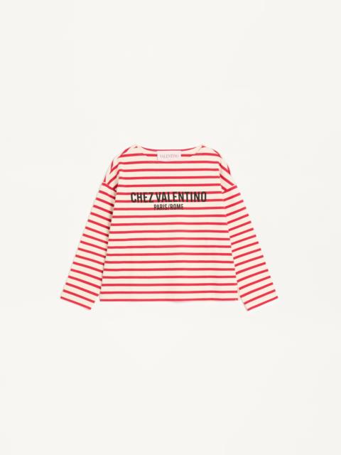STRIPED JERSEY COTTON T-SHIRT