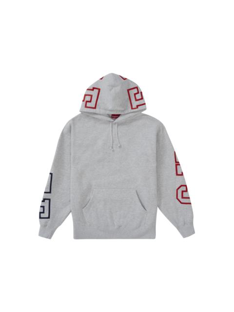 Supreme State Hooded Sweatshirt Ash Grey
