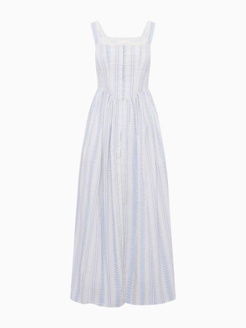 Majory Cotton Bustier Midi Dress