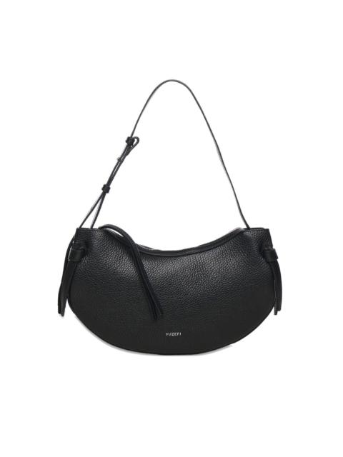 grain-leather shoulder bag
