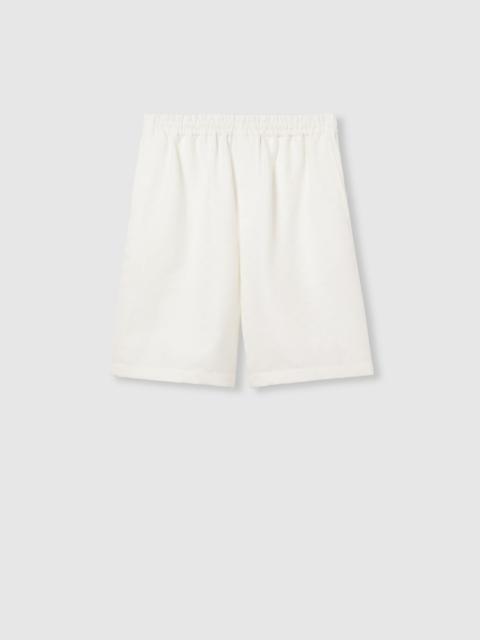 Linen blend GG canvas shorts