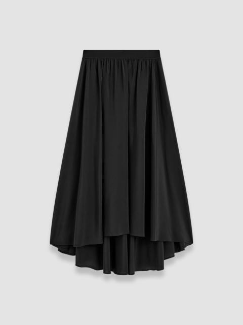 Violet Crepe de Soie Silk Skirt