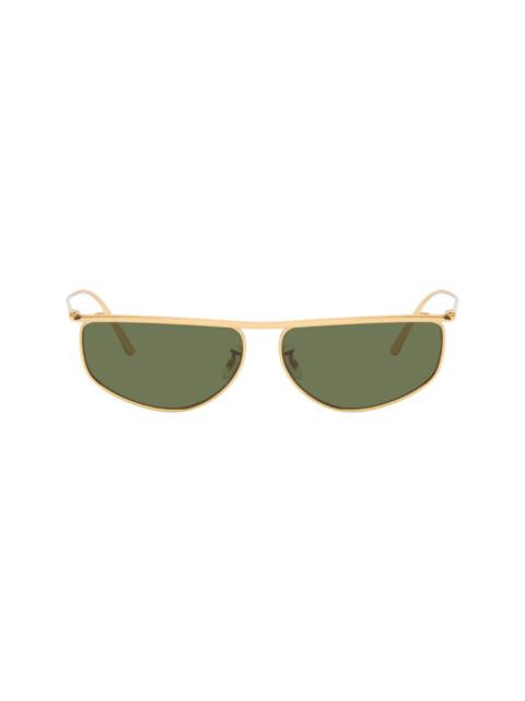 Gold Oliver Peoples Edition 1986C Sunglasses