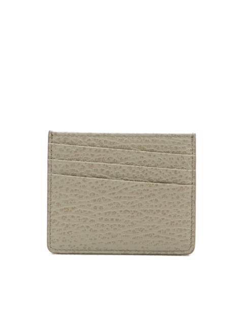 four-stitch leather cardholder