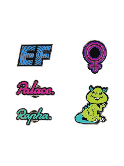 Palace x Rapha EF Education First Pin Badge Set Multi